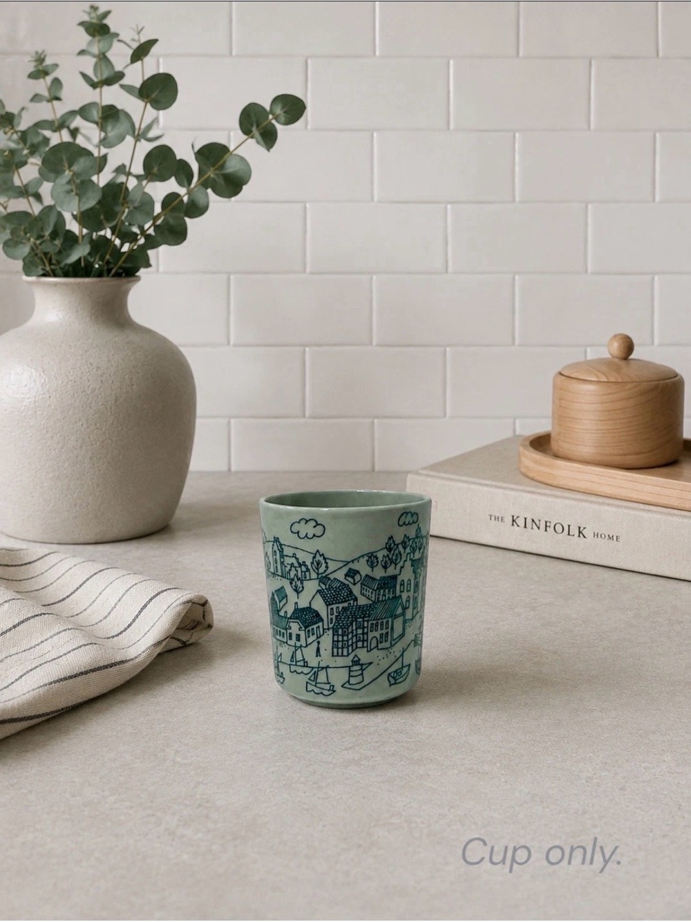 Vintage Nymolle Hoyrup Denmark Village Cup MCM | Scandinavian Minimalism